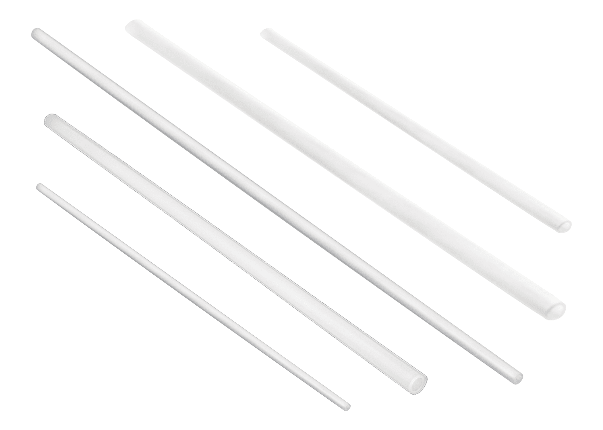 Photo of dip tubing for use in sprayers in varying lengths